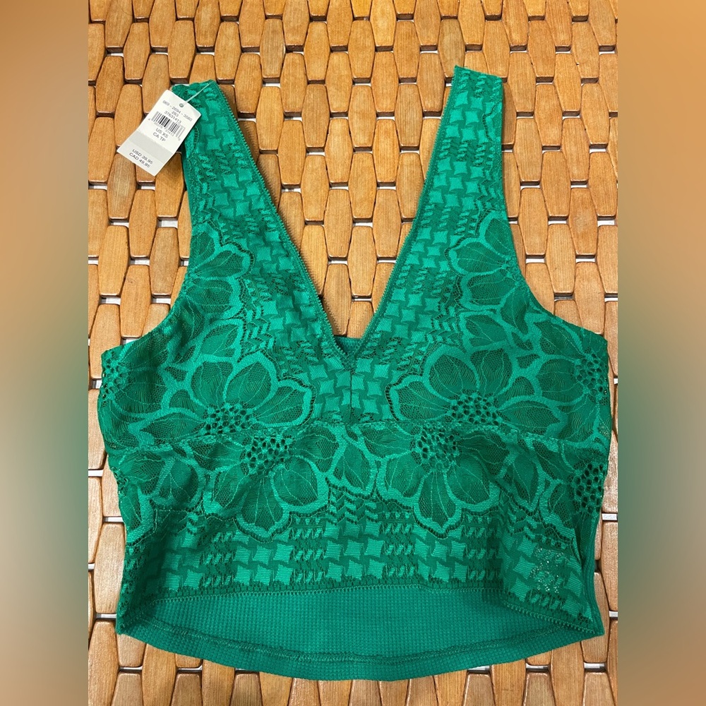 Aerie Green Bralette Top - NWT - Size X-Small